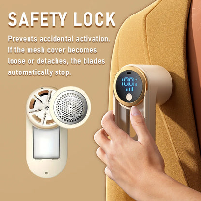 TOKA Rechargeable Fabric Shaver Lint Remover for Clothes Furniture Removes Lint Fuzz and Pills
