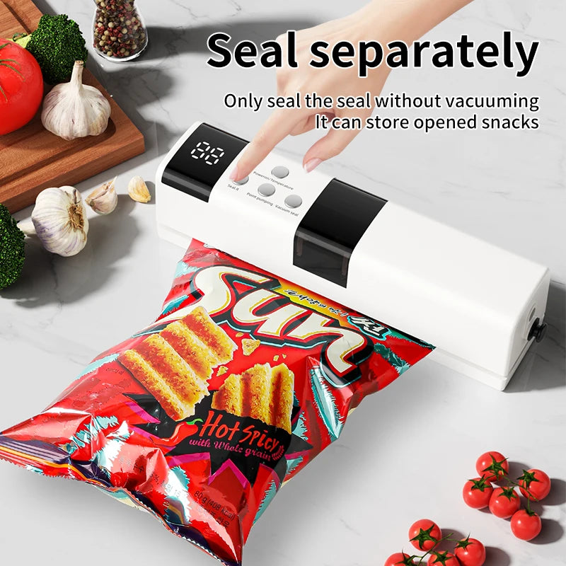 Wireless Fully Automatic Vacuum Sealing Machine Support Vacuum Sealing Single Sealing Point Drawing External Drawing inflation