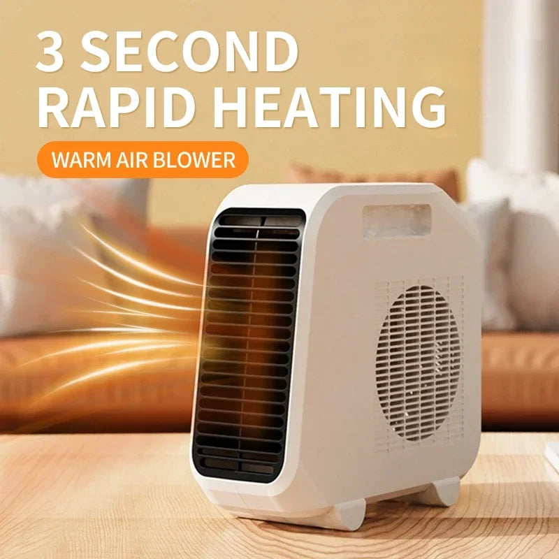 Home Mini Heater Dormitory Office Home Desktop Portable Heater Safe and Energy-saving Heating Quickly Warm The Whole House