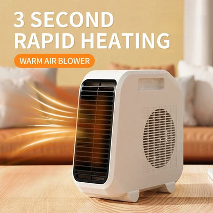 Home Mini Heater Dormitory Office Home Desktop Portable Heater Safe and Energy-saving Heating Quickly Warm The Whole House