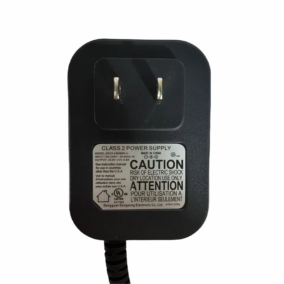 FOR SHARK IZ162H/IX140H/WZ140/IZ163H/1Z162HC Charger Vacuum Cleaner Parts XSBT620/UZ155/UZ365H/1Z363h Adapter Power Cord 24.8V