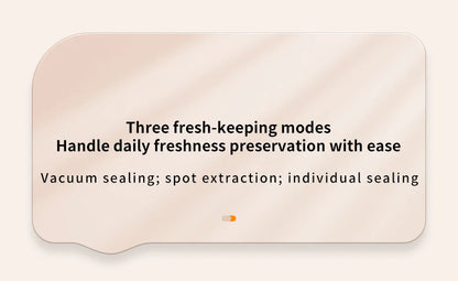 Wireless Fully Automatic Vacuum Sealing Machine Support Vacuum Sealing Single Sealing Point Drawing External Drawing inflation