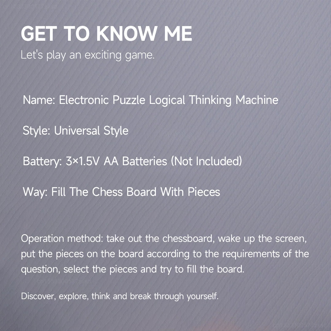 Youpin New Mr. Shenma Smart Logical Thinking Jigsaw Puzzle Electronic Puzzle Machine Puzzle Game Toys For Children Kids Gifts