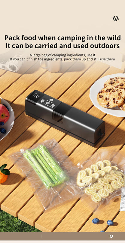 Wireless Fully Automatic Vacuum Sealing Machine Support Vacuum Sealing Single Sealing Point Drawing External Drawing inflation