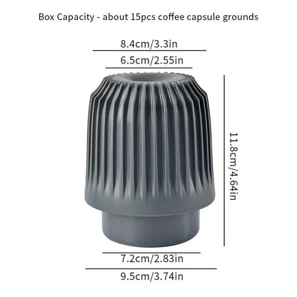 CAFEMASY Coffee Capsules Recycling Box Plastic Coffee Powder Residue Recycling Tool Nespresso Dolce Gusto Capsules Recycler Box