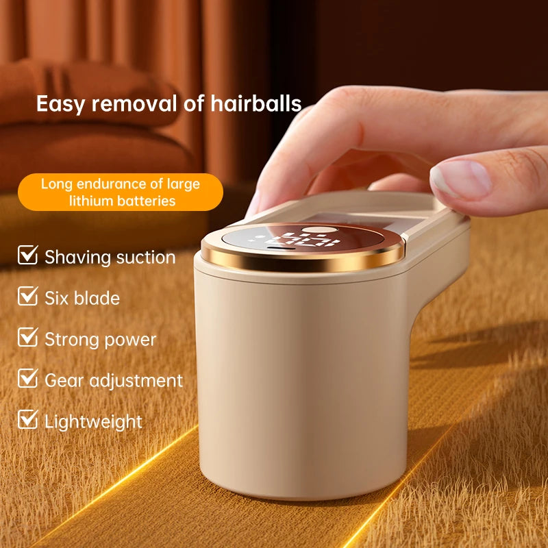 TOKA Rechargeable Fabric Shaver Lint Remover for Clothes Furniture Removes Lint Fuzz and Pills