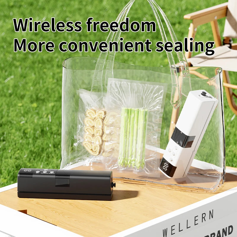 Wireless Fully Automatic Vacuum Sealing Machine Support Vacuum Sealing Single Sealing Point Drawing External Drawing inflation