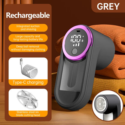 TOKA Rechargeable Fabric Shaver Lint Remover for Clothes Furniture Removes Lint Fuzz and Pills