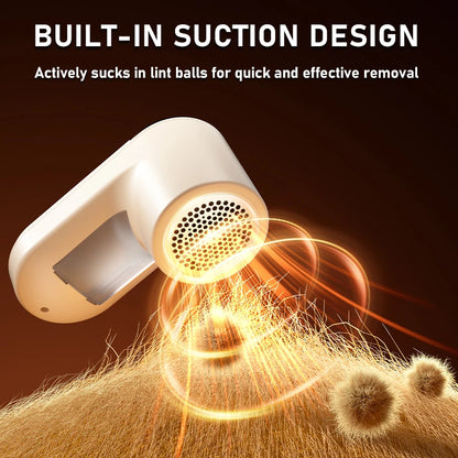 TOKA Rechargeable Fabric Shaver Lint Remover for Clothes Furniture Removes Lint Fuzz and Pills
