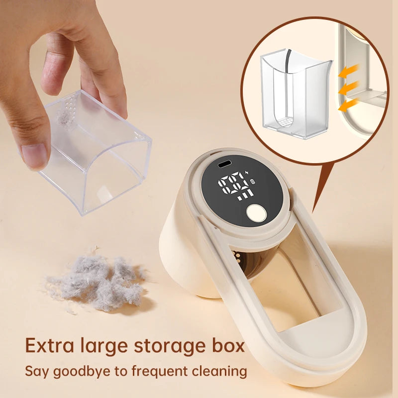 TOKA Rechargeable Fabric Shaver Lint Remover for Clothes Furniture Removes Lint Fuzz and Pills