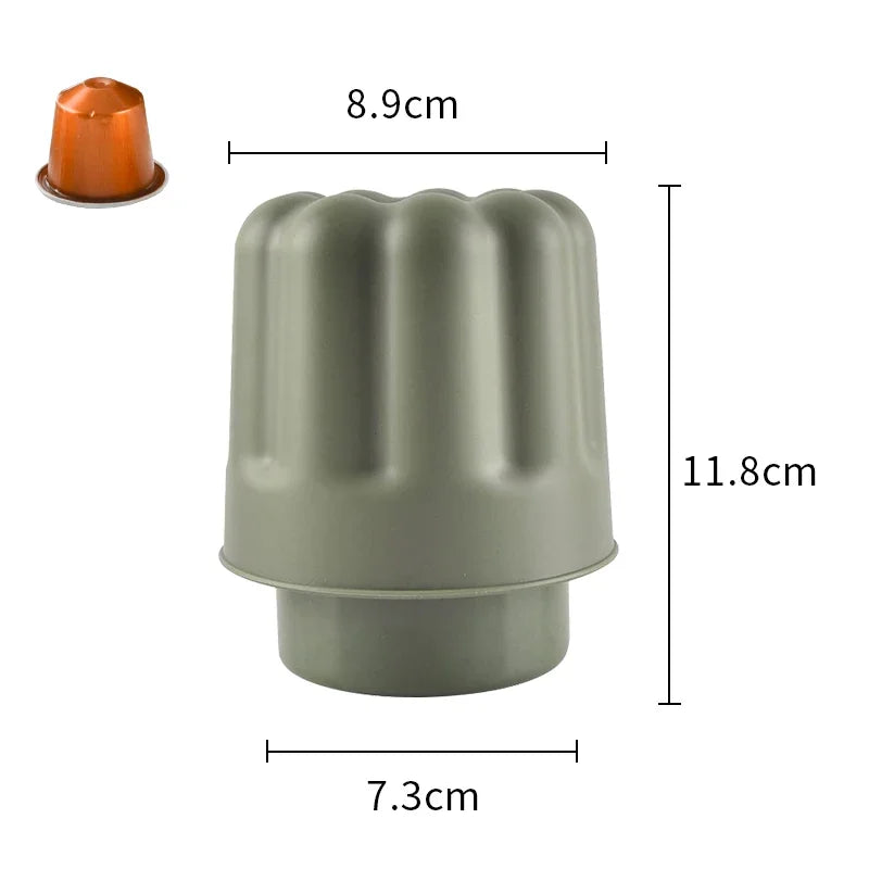 CAFEMASY Coffee Capsules Recycling Box Plastic Coffee Powder Residue Recycling Tool Nespresso Dolce Gusto Capsules Recycler Box