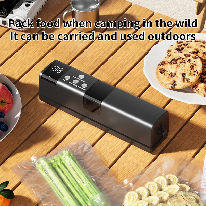 Wireless Fully Automatic Vacuum Sealing Machine Support Vacuum Sealing Single Sealing Point Drawing External Drawing inflation