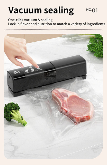 Wireless Fully Automatic Vacuum Sealing Machine Support Vacuum Sealing Single Sealing Point Drawing External Drawing inflation